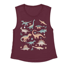Load image into Gallery viewer, Boho Dinosaur Muscle Tank - Tiny Beast Designs