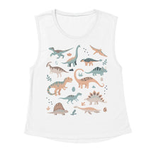Load image into Gallery viewer, Boho Dinosaur Muscle Tank - Tiny Beast Designs
