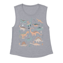Load image into Gallery viewer, Boho Dinosaur Muscle Tank - Tiny Beast Designs
