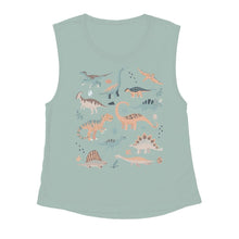 Load image into Gallery viewer, Boho Dinosaur Muscle Tank - Tiny Beast Designs