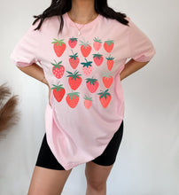 Load image into Gallery viewer, Cottagecore Strawberry Shirt - Tiny Beast Designs
