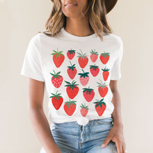 Load image into Gallery viewer, Cottagecore Strawberry Shirt - Tiny Beast Designs
