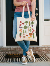 Load image into Gallery viewer, Garden Veggies Tote Bag
