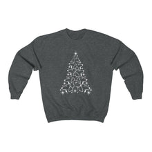 Load image into Gallery viewer, Dachshund Christmas Sweatshirt - Tiny Beast Designs