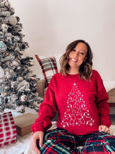 Load image into Gallery viewer, Dachshund Christmas Sweatshirt - Tiny Beast Designs