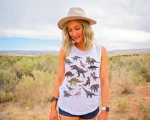 Load image into Gallery viewer, Dinosauria Muscle Tank - Tiny Beast Designs