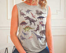 Load image into Gallery viewer, Dinosauria Muscle Tank - Tiny Beast Designs