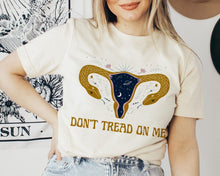 Load image into Gallery viewer, Don't Tread on Me Uterus Shirt - Tiny Beast Designs