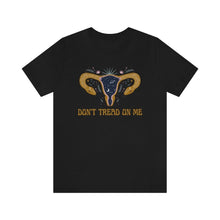 Load image into Gallery viewer, Don&#39;t Tread on Me Uterus Shirt - Tiny Beast Designs
