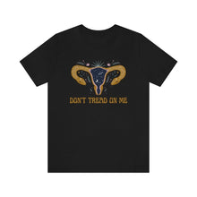 Load image into Gallery viewer, Don't Tread on Me Uterus Shirt - Tiny Beast Designs