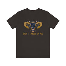 Load image into Gallery viewer, Don't Tread on Me Uterus Shirt - Tiny Beast Designs