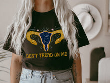 Load image into Gallery viewer, Don't Tread on Me Uterus Shirt - Tiny Beast Designs