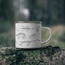 Load image into Gallery viewer, Enamel Paleontology Coffee Mug - Tiny Beast Designs