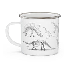 Load image into Gallery viewer, Enamel Paleontology Coffee Mug - Tiny Beast Designs