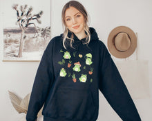 Load image into Gallery viewer, Garden Frog Hoodie - Tiny Beast Designs

