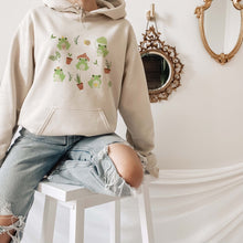 Load image into Gallery viewer, Garden Frog Hoodie - Tiny Beast Designs