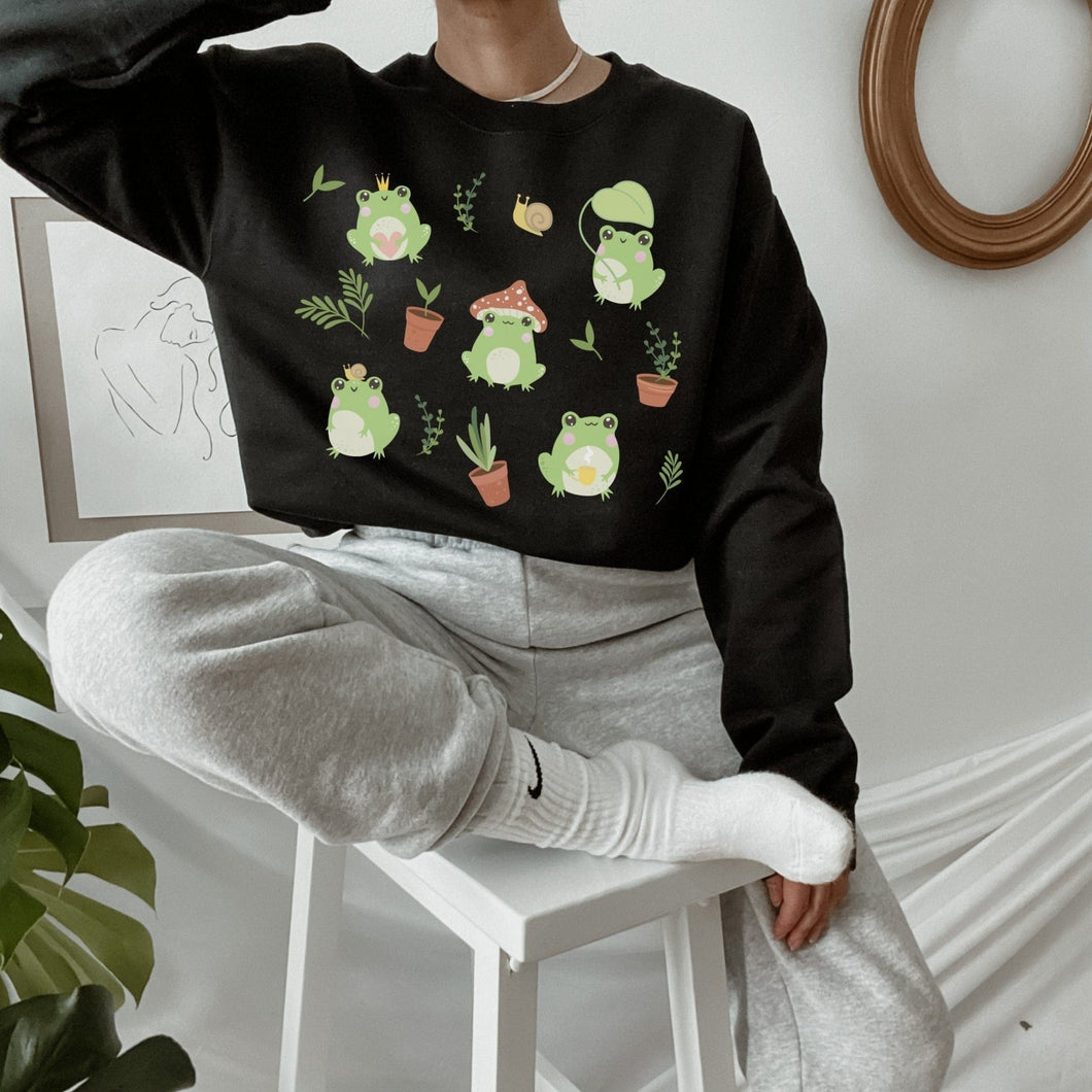 Garden Frog Sweatshirt