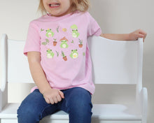 Load image into Gallery viewer, Garden Frog Toddler Tee - Tiny Beast Designs
