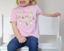 Load image into Gallery viewer, Garden Frog Toddler Tee - Tiny Beast Designs