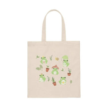 Load image into Gallery viewer, Garden Frog Tote Bag
