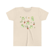 Load image into Gallery viewer, Garden Frog Youth Shirt - Tiny Beast Designs