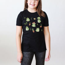 Load image into Gallery viewer, Garden Frog Youth Shirt - Tiny Beast Designs