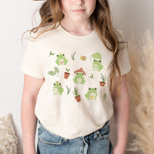 Load image into Gallery viewer, Garden Frog Youth Shirt - Tiny Beast Designs