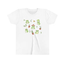 Load image into Gallery viewer, Garden Frog Youth Shirt - Tiny Beast Designs