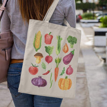 Load image into Gallery viewer, Vegetable Garden Tote Bag