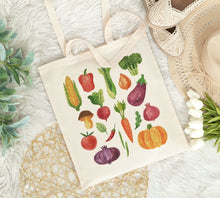 Load image into Gallery viewer, Vegetable Garden Tote Bag