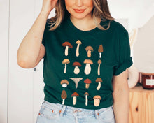 Load image into Gallery viewer, Many Mushrooms Shirt - Tiny Beast Designs
