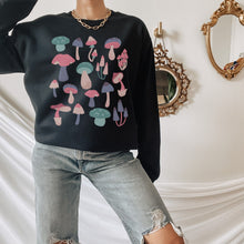 Load image into Gallery viewer, Playful Mushrooms Crewneck