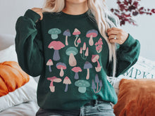 Load image into Gallery viewer, Playful Mushrooms Crewneck