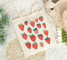 Load image into Gallery viewer, Strawberry Harvest Tote Bag