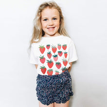 Load image into Gallery viewer, Sweet Strawberries Toddler Tee - Tiny Beast Designs