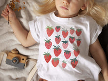 Load image into Gallery viewer, Sweet Strawberries Toddler Tee - Tiny Beast Designs