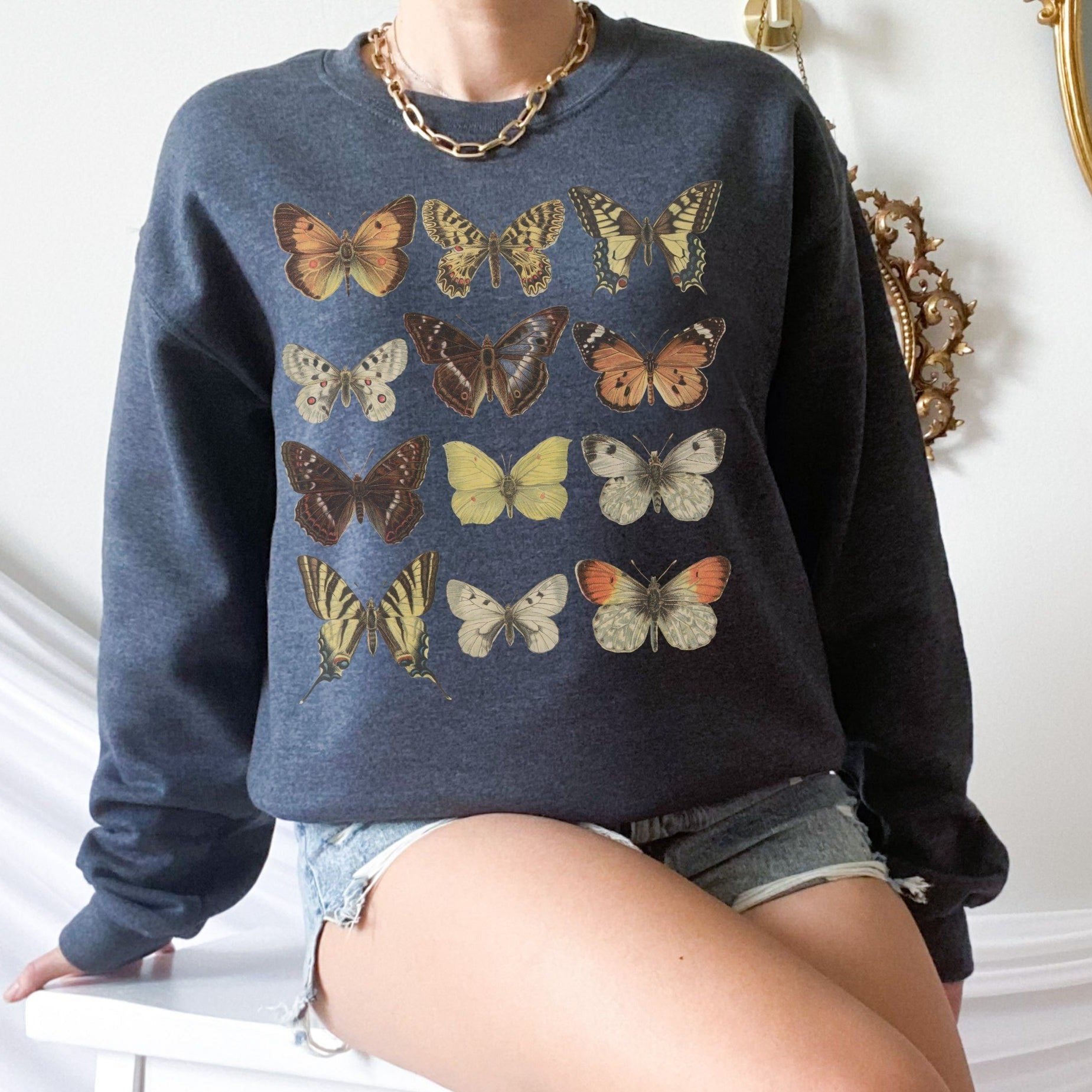 Wildfox butterfly clearance sweatshirt