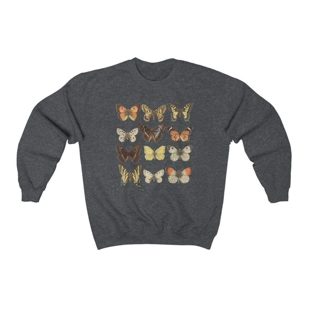 Butterfly print online sweatshirt