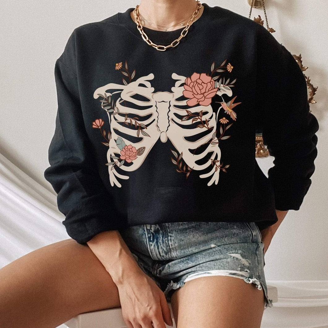 Boho Skeleton Sweatshirt