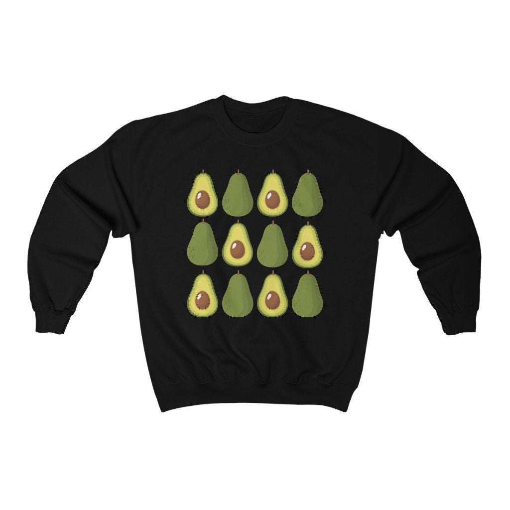 Avocado Cow Embroidered Sweatshirt – BOXEDTRENDS