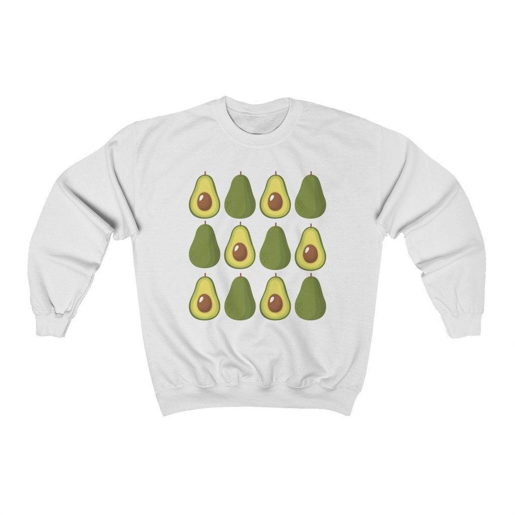 Avocado Cow Embroidered Sweatshirt – BOXEDTRENDS