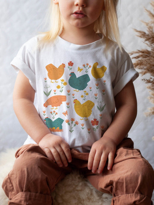 Chicken Fields Toddler Tee - Tiny Beast Designs