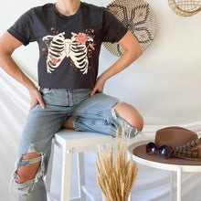 Load image into Gallery viewer, Cottagecore Skeleton Shirt - Tiny Beast Designs

