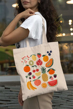 Load image into Gallery viewer, Fruit Basket Tote Bag
