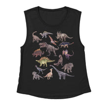 Load image into Gallery viewer, Dinosauria Muscle Tank - Tiny Beast Designs
