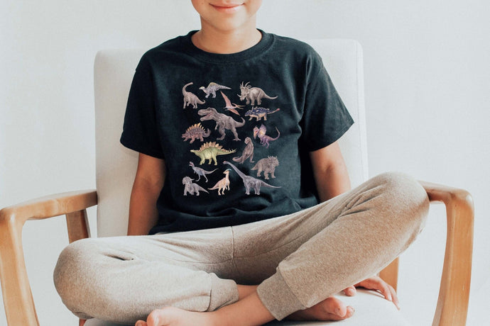 Dinosauria Youth Shirt - Tiny Beast Designs