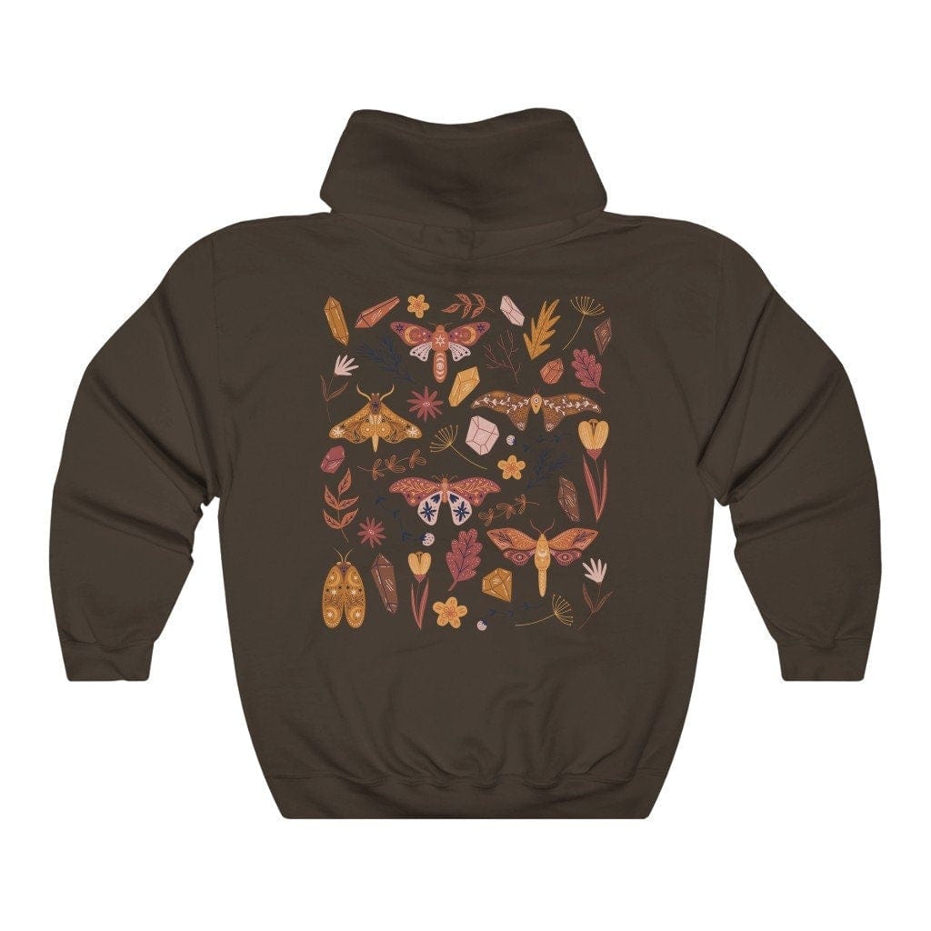 Folk Art Moth Hoodie – Tiny Beast Designs