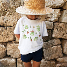 Load image into Gallery viewer, Garden Frog Toddler Tee - Tiny Beast Designs
