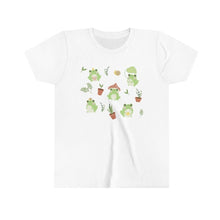 Load image into Gallery viewer, Garden Frog Youth Shirt - Tiny Beast Designs
