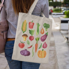 Load image into Gallery viewer, Vegetable Garden Tote Bag
